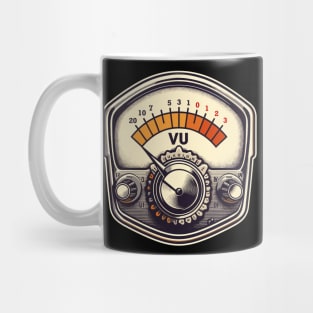 Vu Meter Vintage Retro Illustration Mug